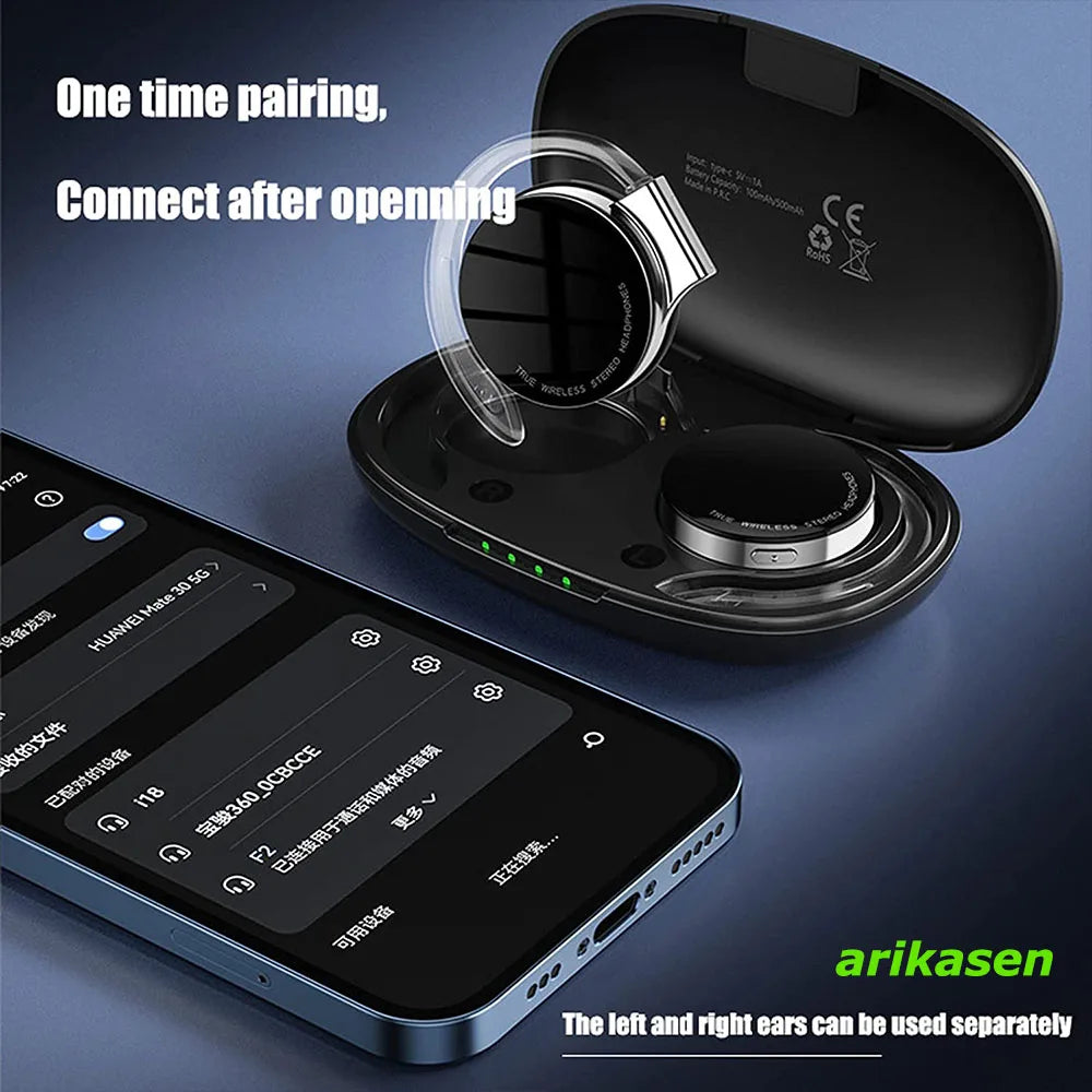 Open Ear Headphones TWS Noise Cancelling Headphones Bluetooth