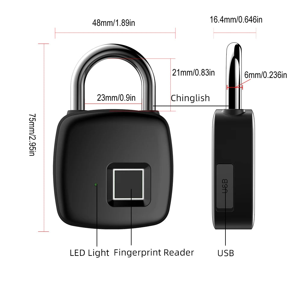 Fingerprint Lock Home Luggage Dormitory Locker