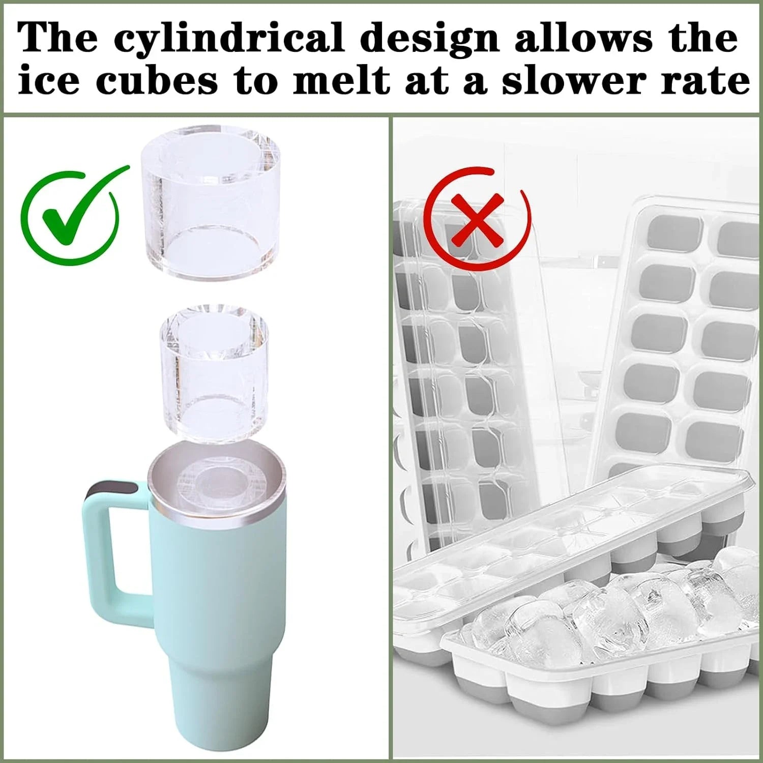20-40 Oz Cup Mold Silicone Ice Moulds