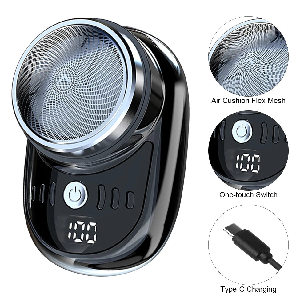 Mini Pocket Size Electric Travel Shaver for Men