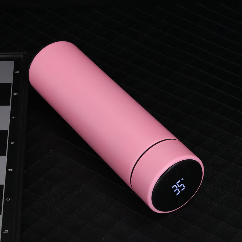 Smart Water Bottle Stainless Steel Vacuum Flasks Intelligent Temperature Display-500ML