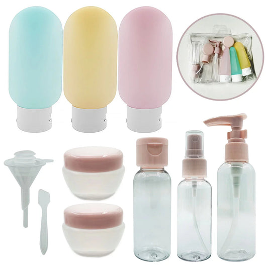 Portable Travel Bottles Set, 11 Pack Travel Size Containers