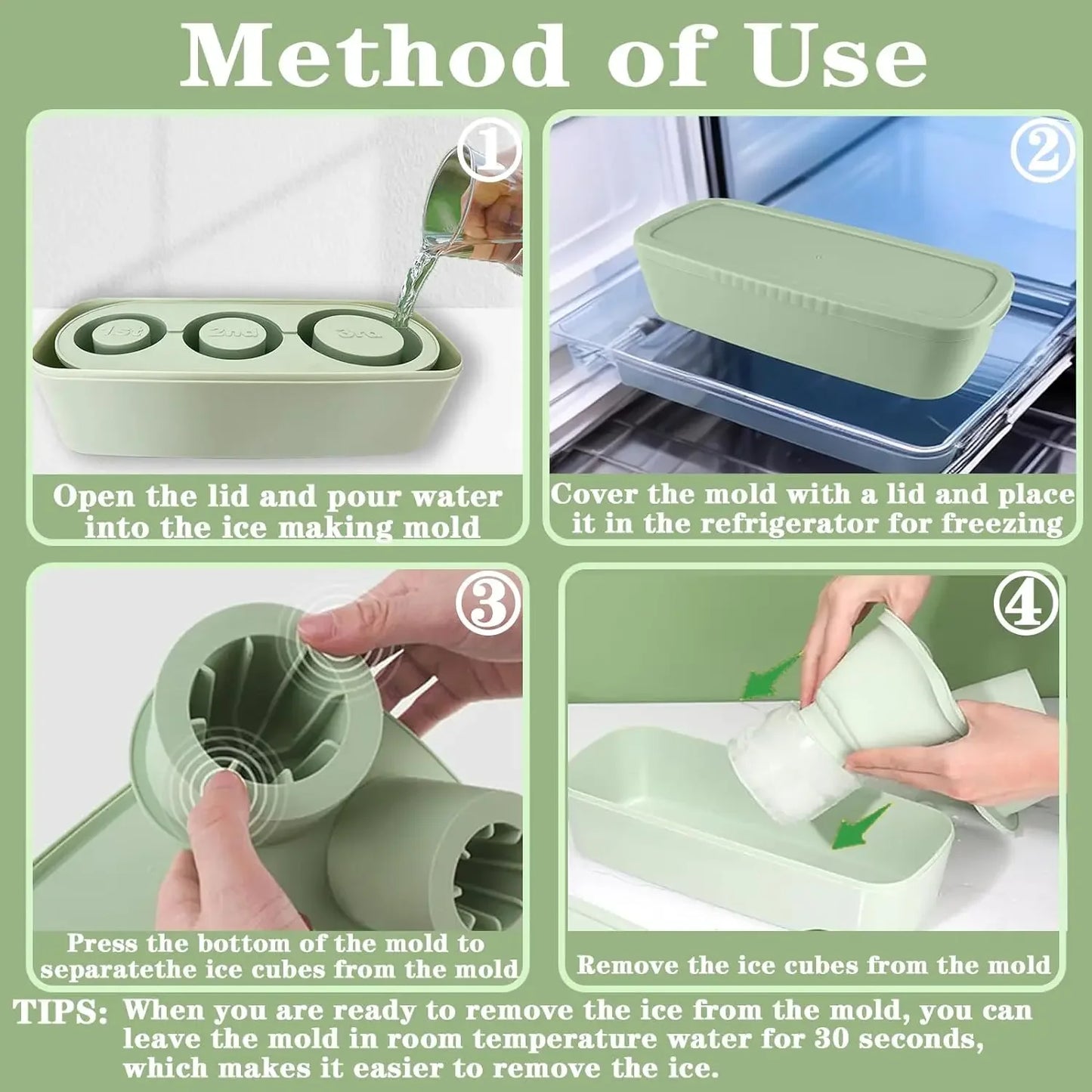 20-40 Oz Cup Mold Silicone Ice Moulds