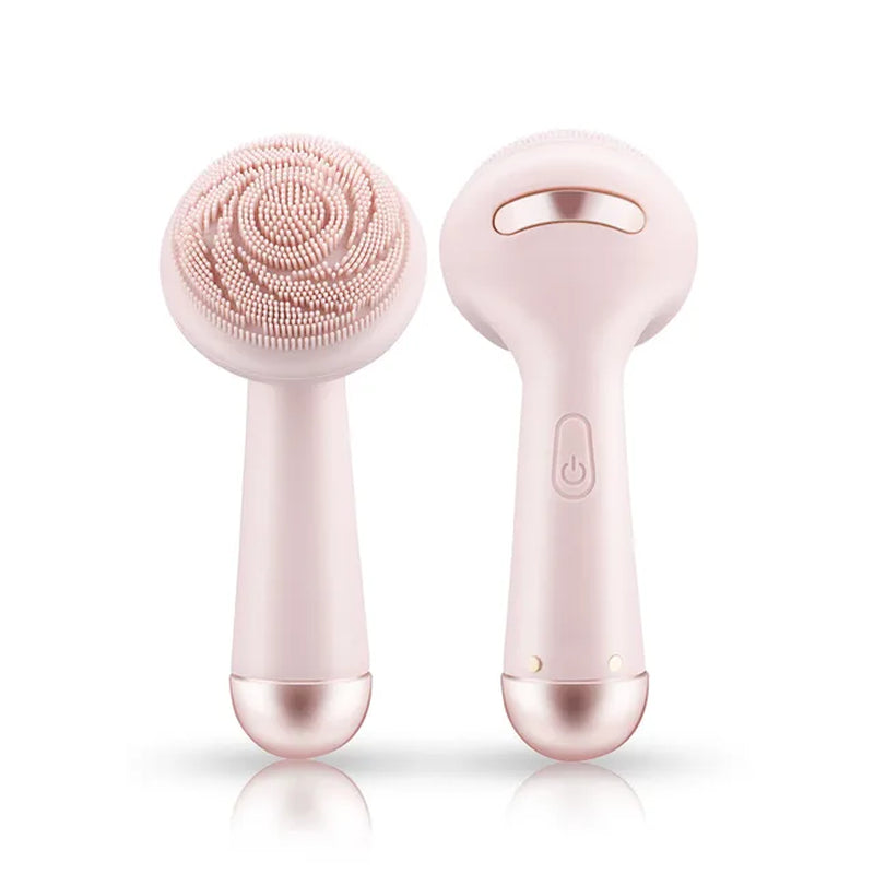 Electric Silicone Facial Brush Cleaner Vibration Roller