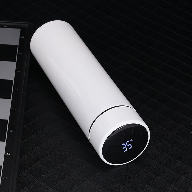 Smart Water Bottle Stainless Steel Vacuum Flasks Intelligent Temperature Display-500ML