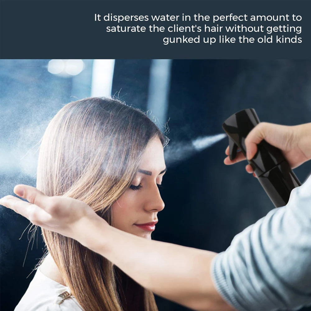 Refillable Fine Mist Spray Bottle for Hair Styling – 200ml/300ml