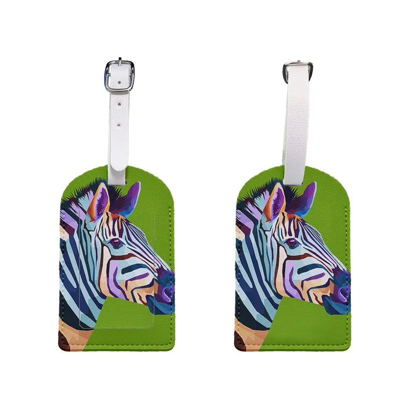 1 Leather Luggage Tag with Privacy Cover β Waterproof & Stylish for Travel