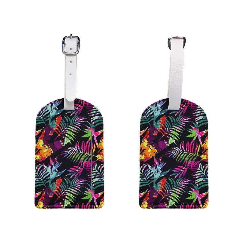 1 Leather Luggage Tag with Privacy Cover β Waterproof & Stylish for Travel