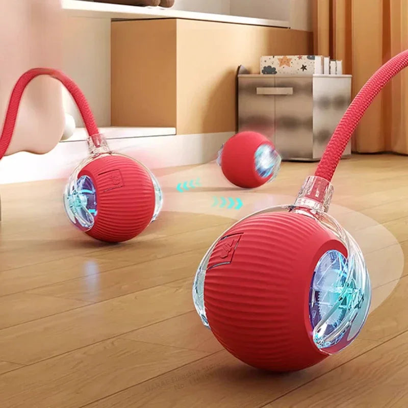 Interactive Cat Ball Toy – Automatic Rolling & Rechargeable