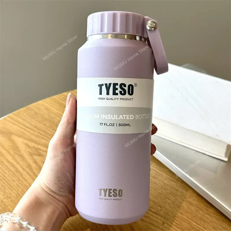 Stainless Steel Insulated Water Bottle β 510ml/710ml Travel Thermos for Hot & Cold Drinks