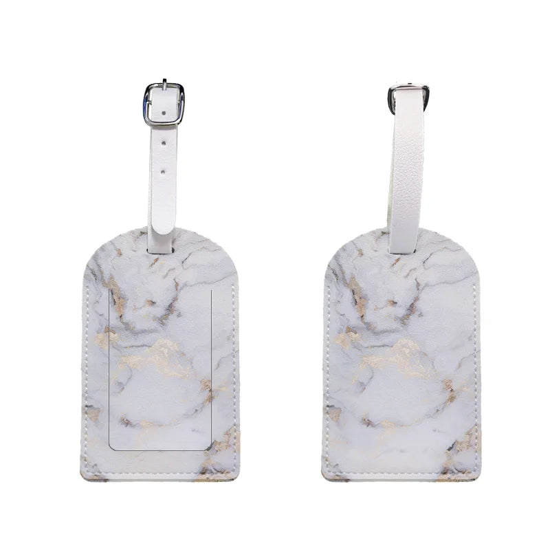 1 Leather Luggage Tag with Privacy Cover β Waterproof & Stylish for Travel