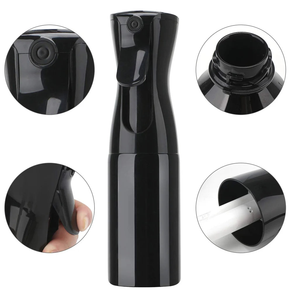 Refillable Fine Mist Spray Bottle for Hair Styling – 200ml/300ml