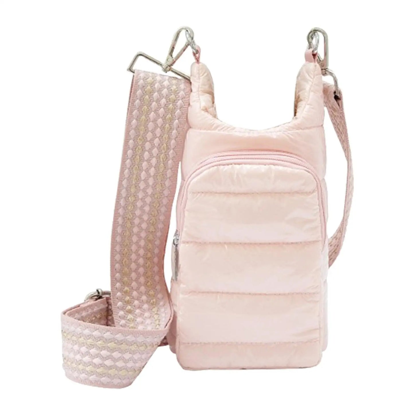 Water Bottle Shoulder Bag with Removable Strap