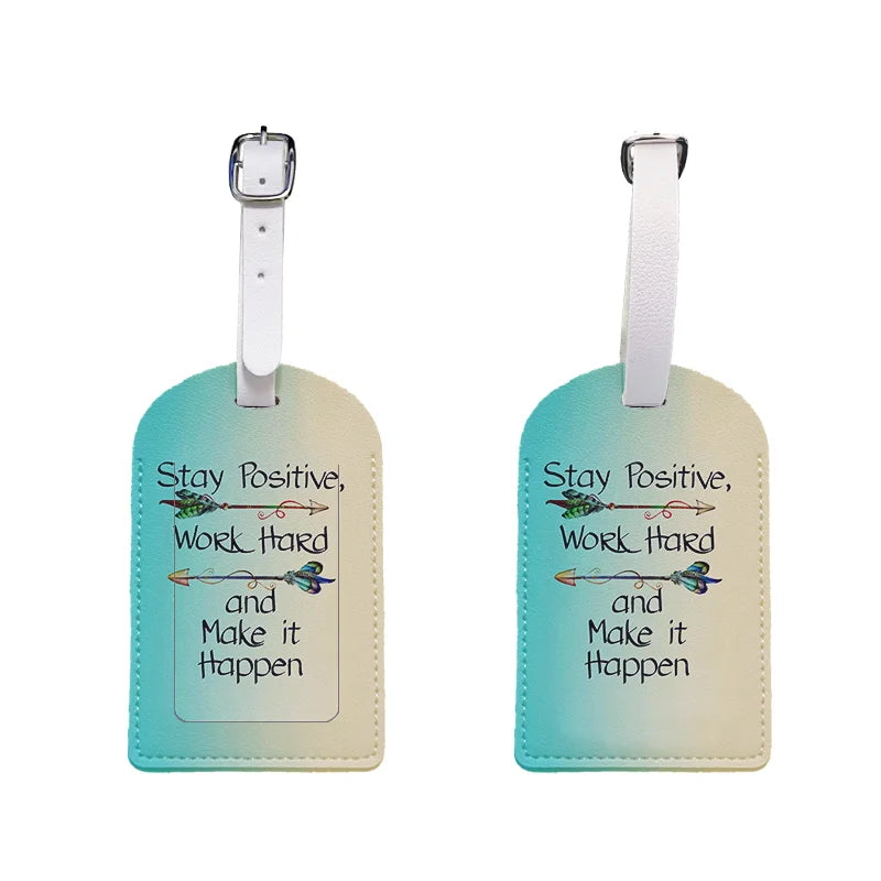 1 Leather Luggage Tag with Privacy Cover β Waterproof & Stylish for Travel