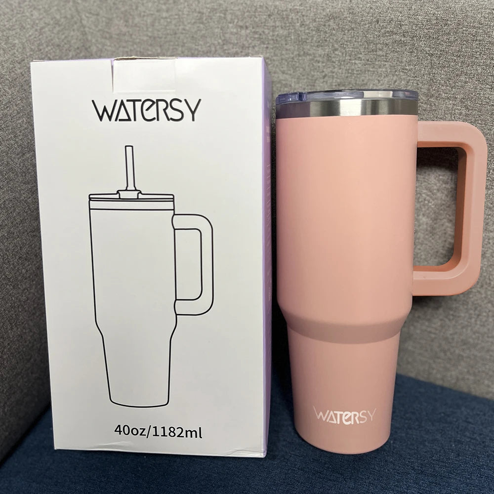 40oz – Stainless Steel Tumbler -Travel Mug for Hot & Cold Drinks