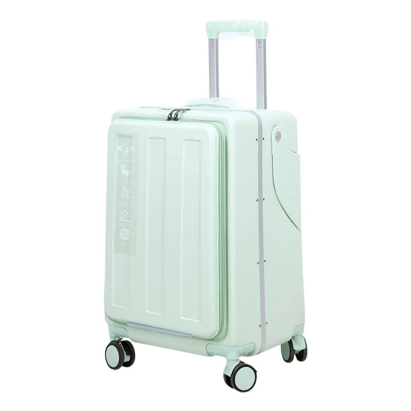 Family Travel Baby Luggage – 22” Ride-On Rolling Suitcase with Stroller Function
