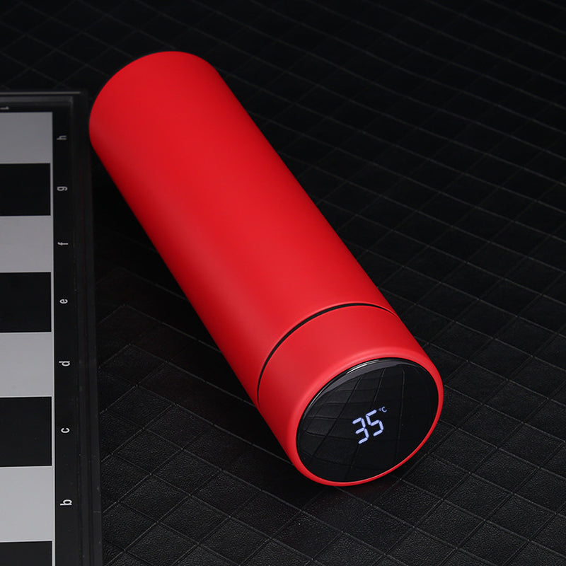 Smart Water Bottle Stainless Steel Vacuum Flasks Intelligent Temperature Display-500ML