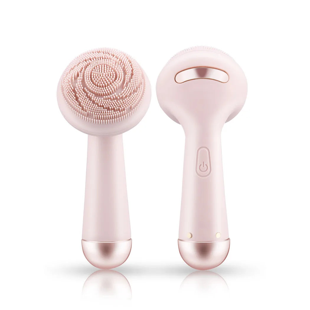 Electric Silicone Facial Brush Cleaner Vibration Roller
