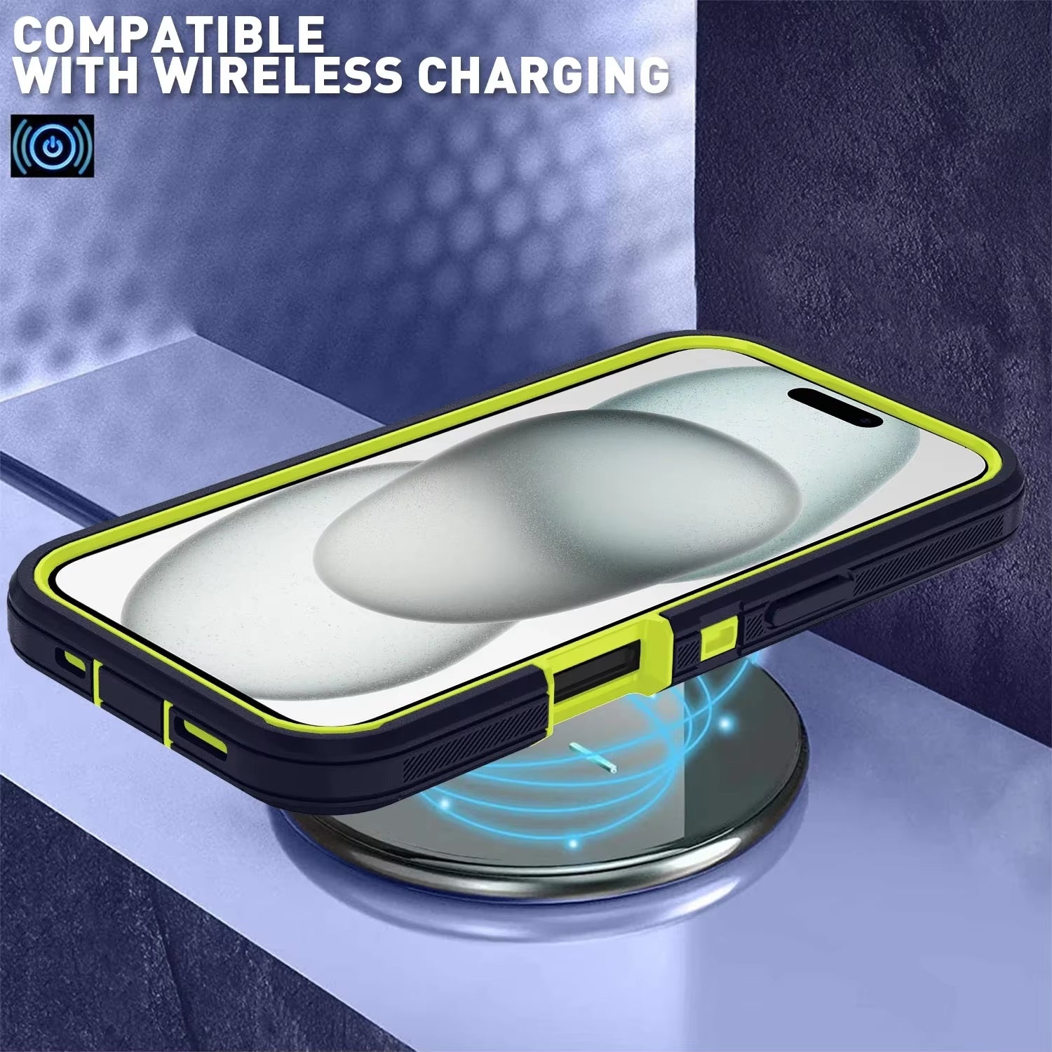 Shockproof Phone Case with Clip – Fits iPhone 15 to 16 Pro Max