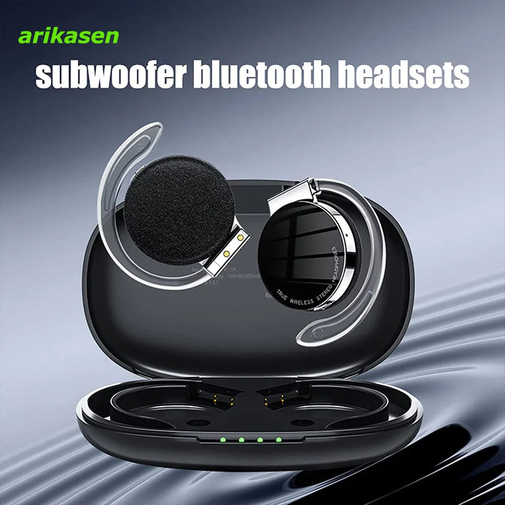 Open Ear Headphones TWS Noise Cancelling Headphones Bluetooth 