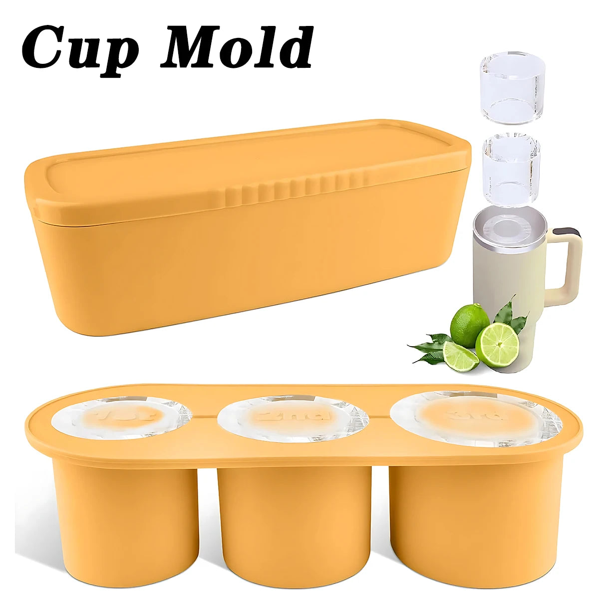 20-40 Oz Cup Mold Silicone Ice Moulds 