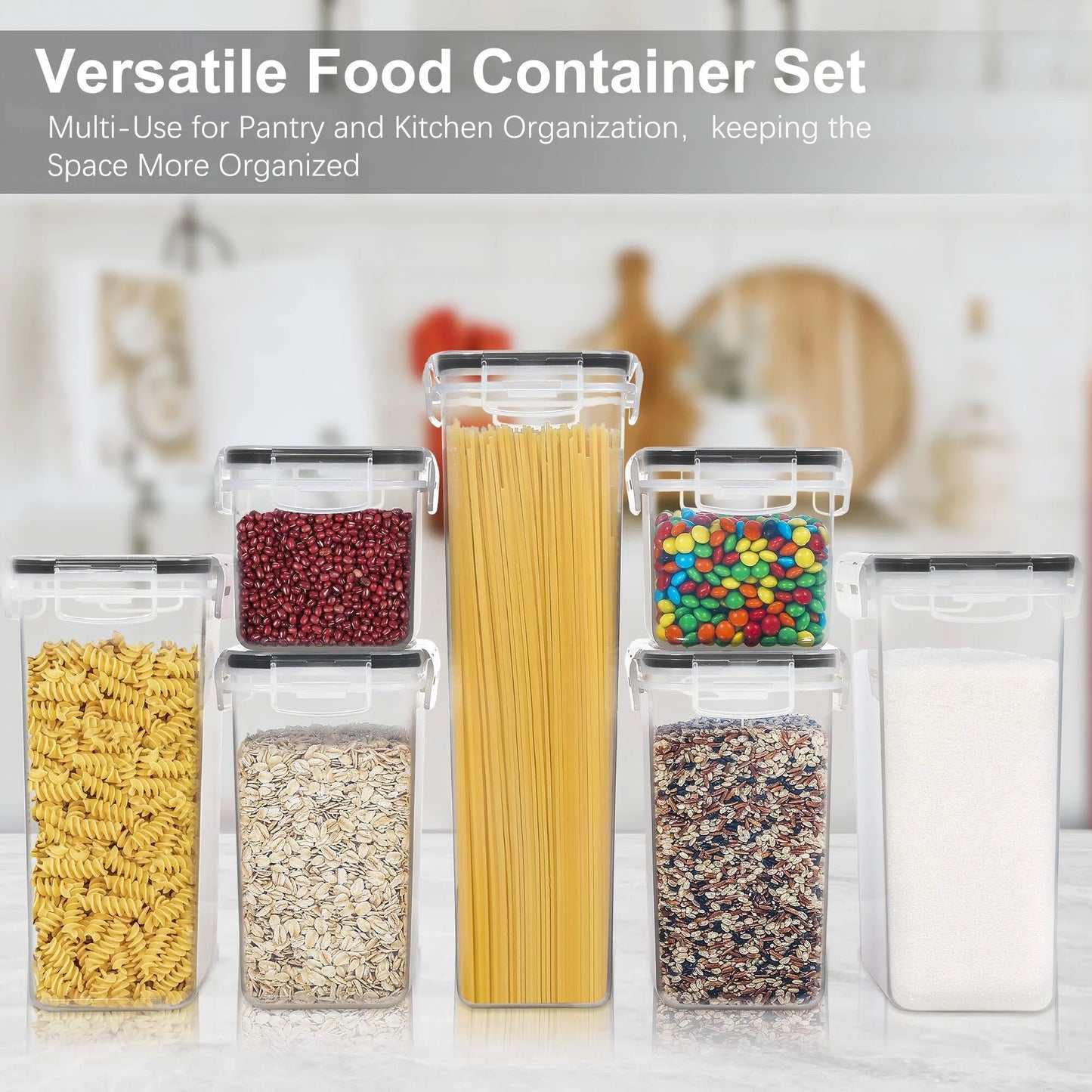 Food Storage Containers Set, 7Pcs 