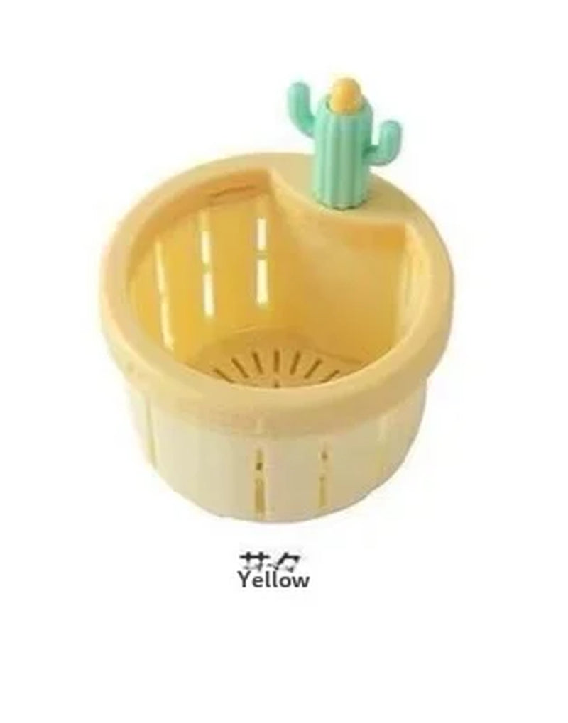 Sink Drain Basket Cactus Kitchen Sink Drain Strainer Anti-Clogging 