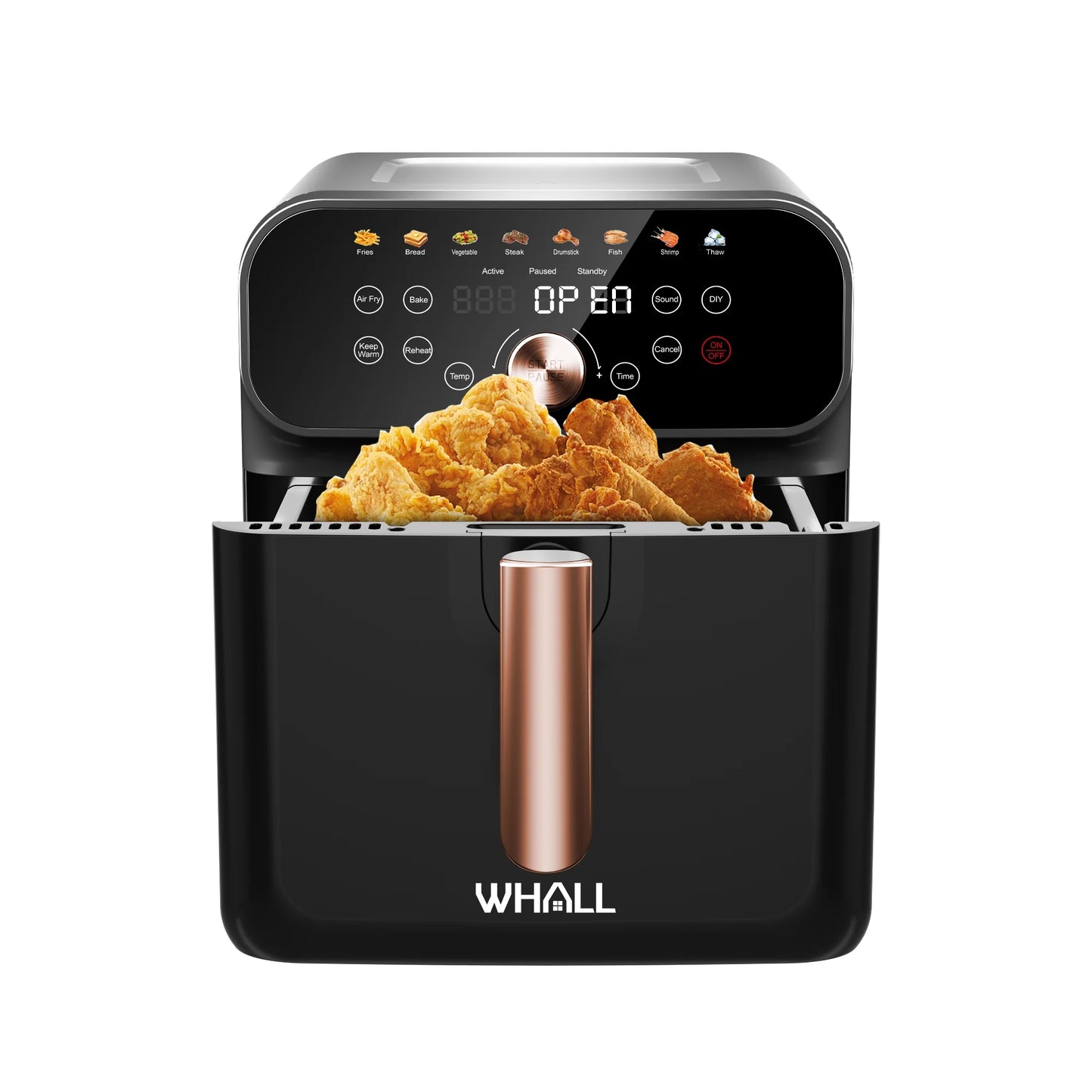 ® Air Fryer - 6.2QT Air Fryer Oven, 12-In-1 Stainless Steel Air Fryer with LED Smart Touchscreen