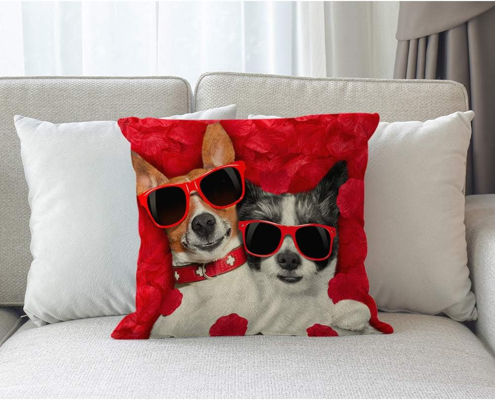 Dog Pillow Cover Dog 