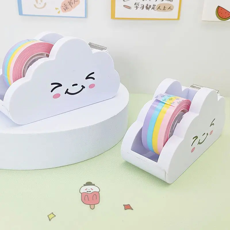 1 Pcs Cute Cloud Tape Dispense