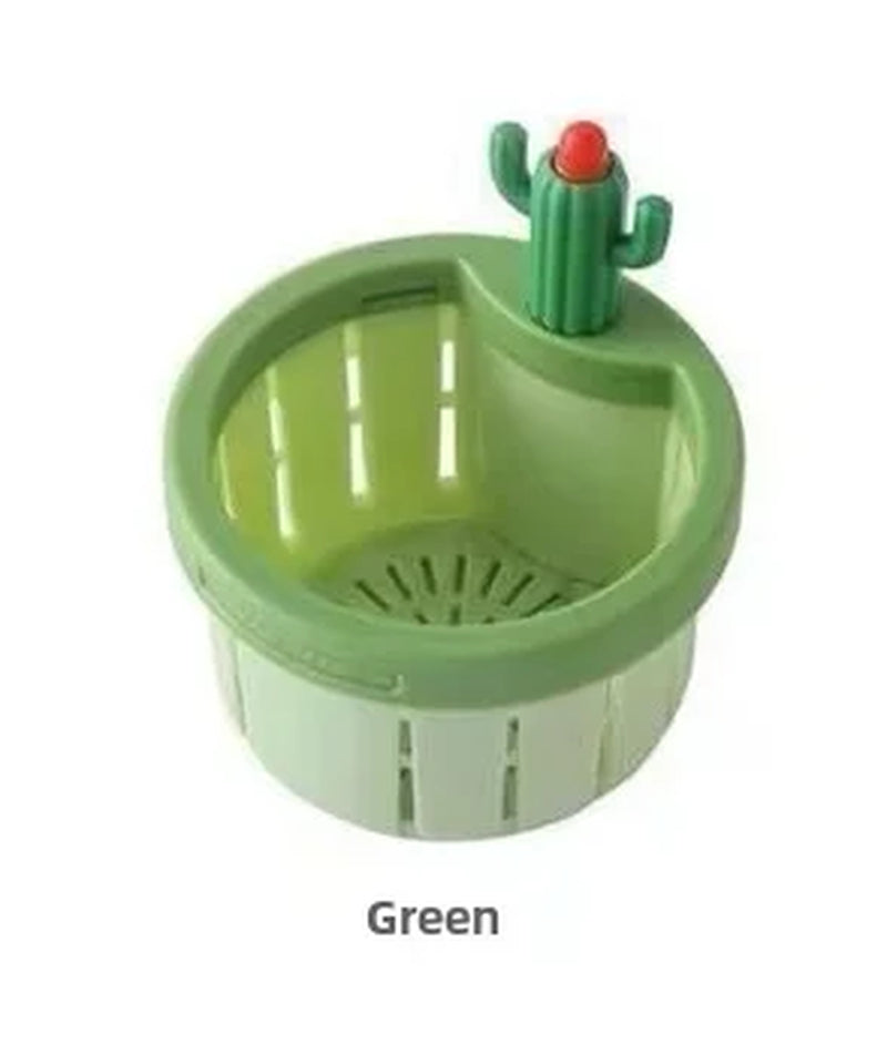 Sink Drain Basket Cactus Kitchen Sink Drain Strainer Anti-Clogging 