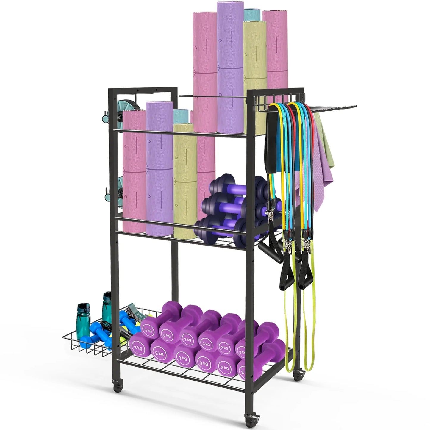 Yoga Mat Storage, Gym Equipment Storage