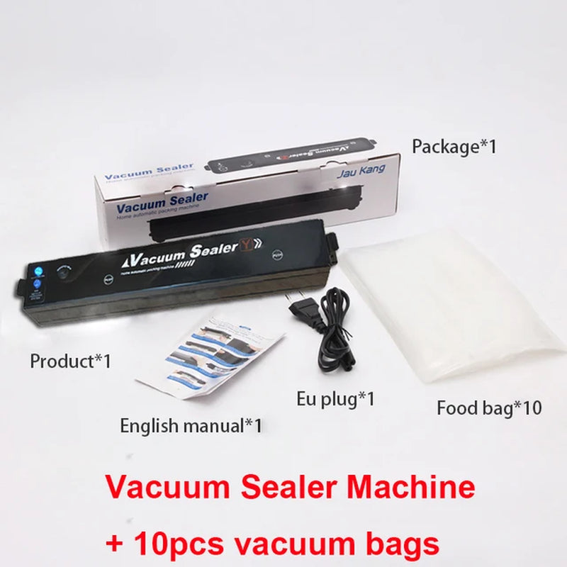 Vacuum Sealer Machine EU Plug Free Gift 10Pcs Saver Bags 