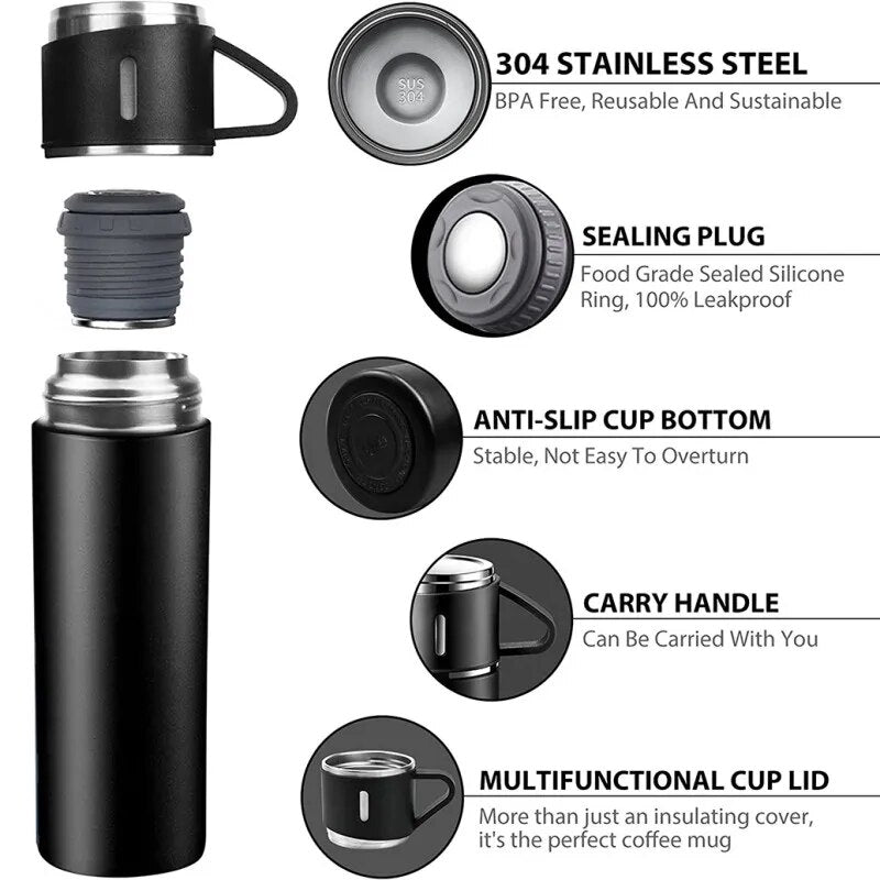Stainless Steel Vacuum Insulated Bottle-500ML