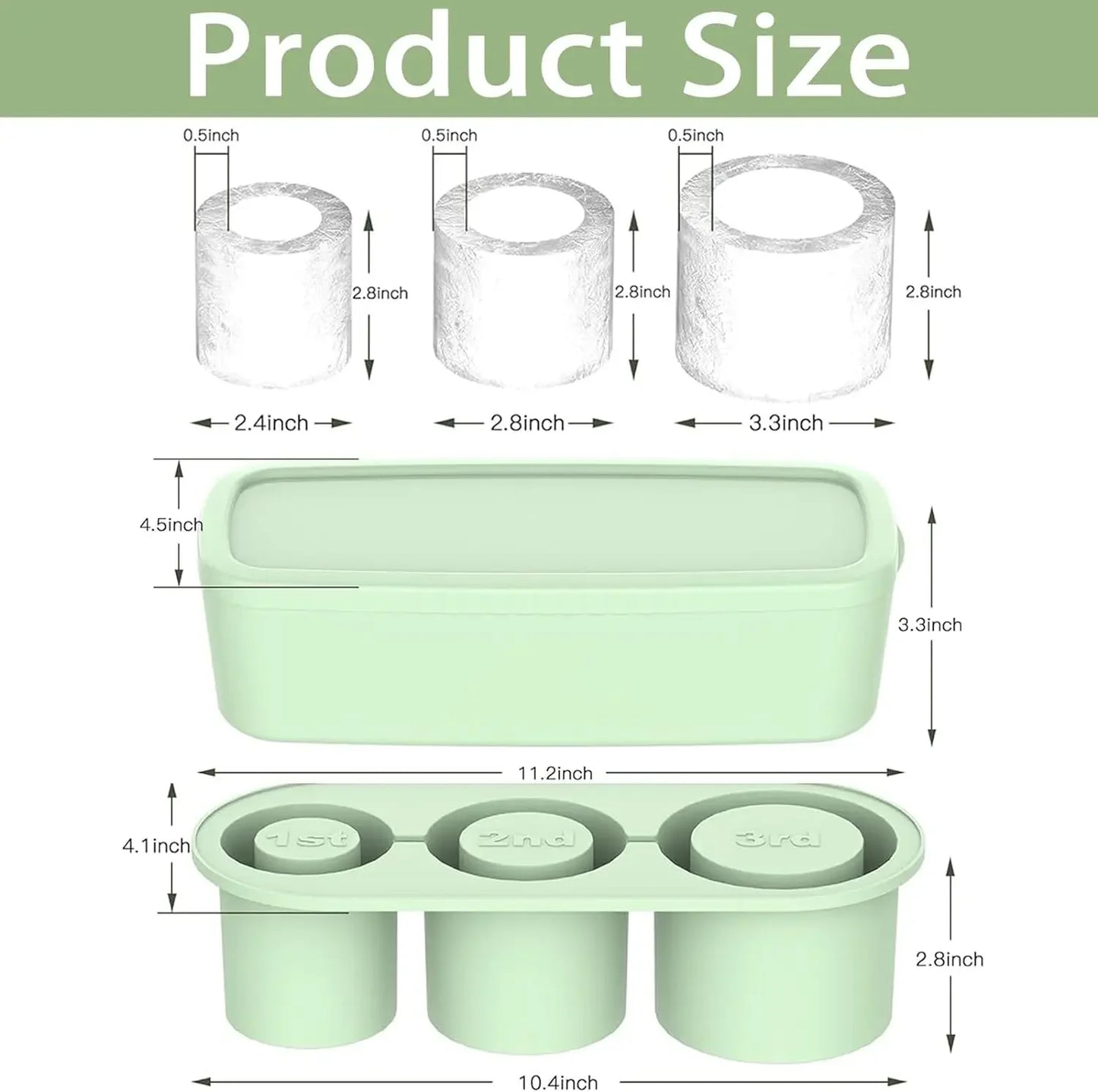 20-40 Oz Cup Mold Silicone Ice Moulds 