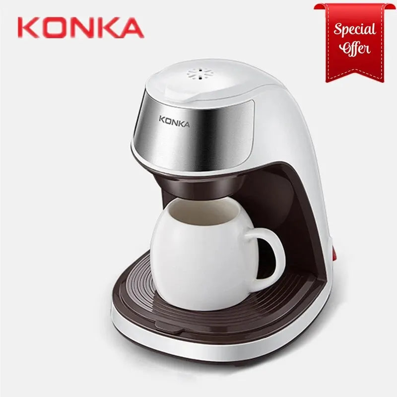 Coffee Machine 2 in 1Tea&Coffee Powder Multiple Drip