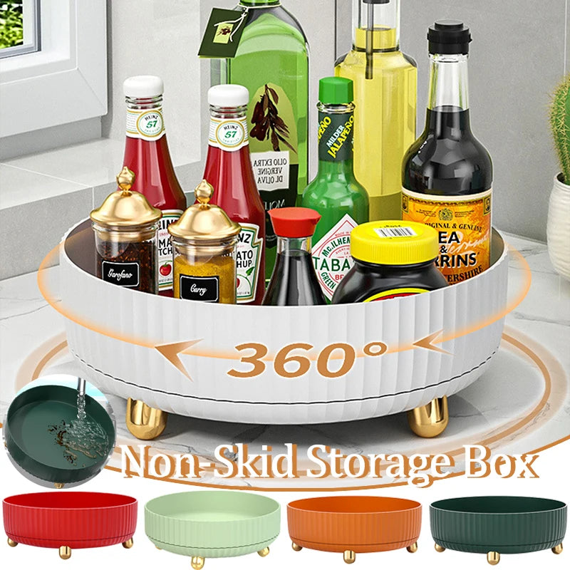 NEW 360 Rotation Non-Skid Spice Rack 