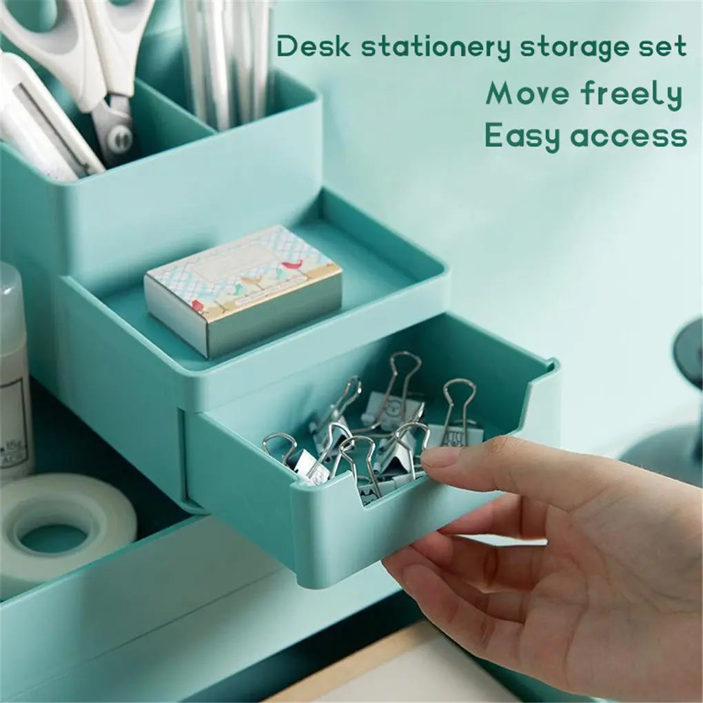 Office Desktop Organizer A4 Paper Drawer Storage Box 