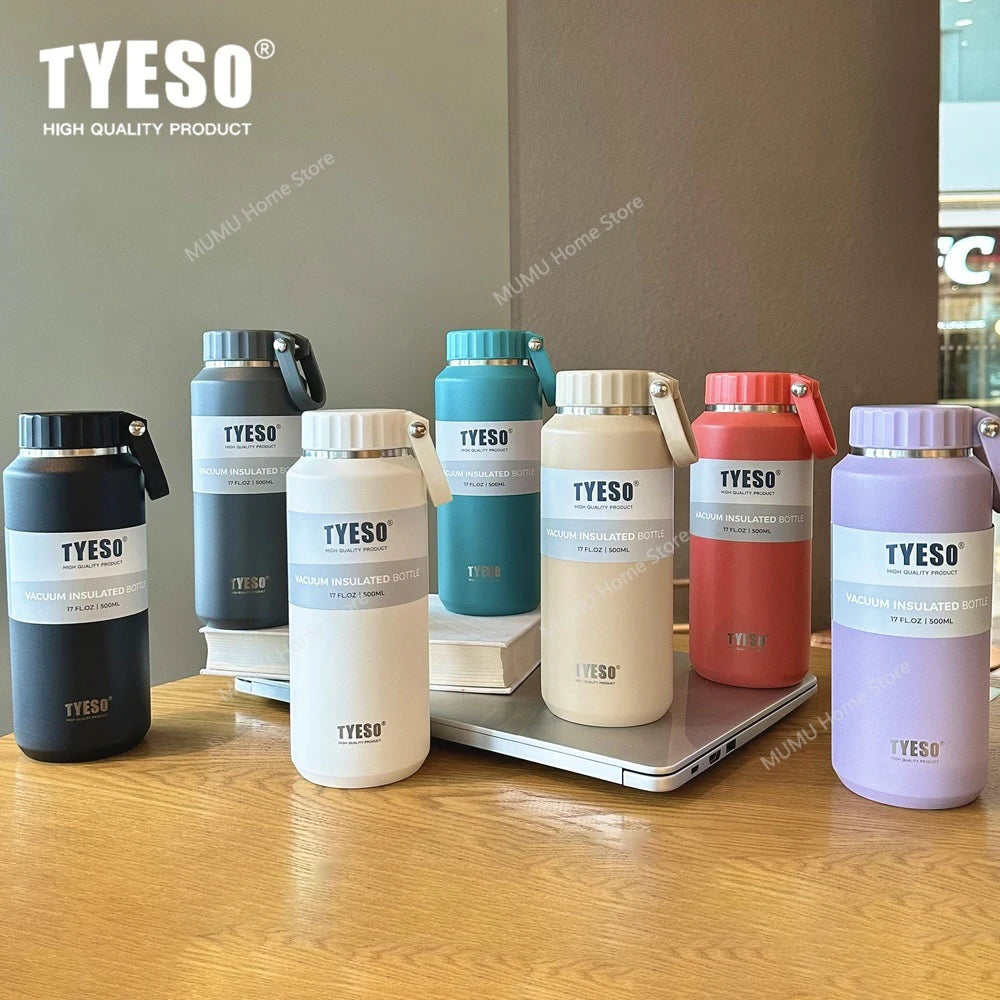 Stainless Steel Insulated Water Bottle – 510ml/710ml Travel Thermos for Hot & Cold Drinks