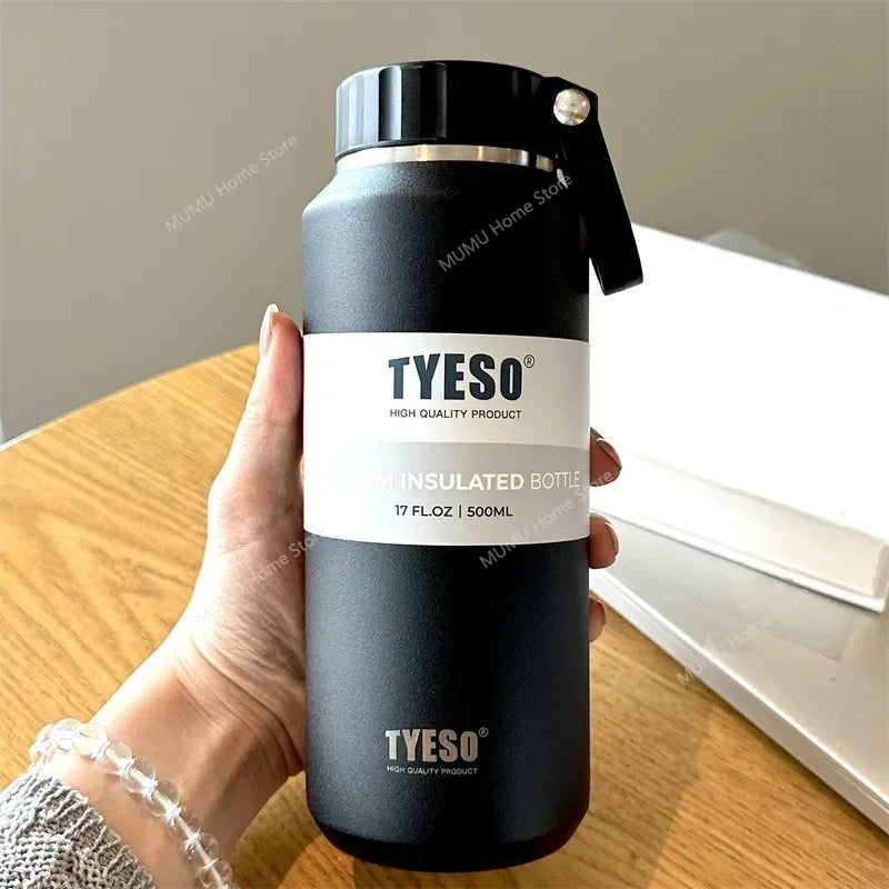 Stainless Steel Insulated Water Bottle – 510ml/710ml Travel Thermos for Hot & Cold Drinks