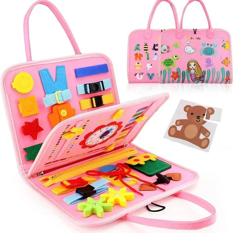  Kids Travel Toy Felt Activity
