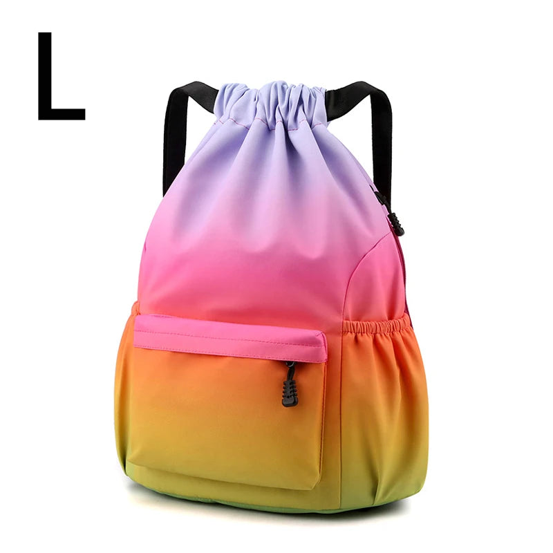 Waterproof Sports Drawstring Bag – For Travel,  Gym, & School