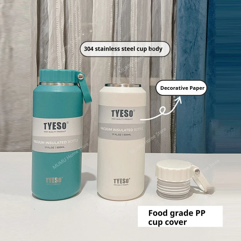 Stainless Steel Insulated Water Bottle – 510ml/710ml Travel Thermos for Hot & Cold Drinks