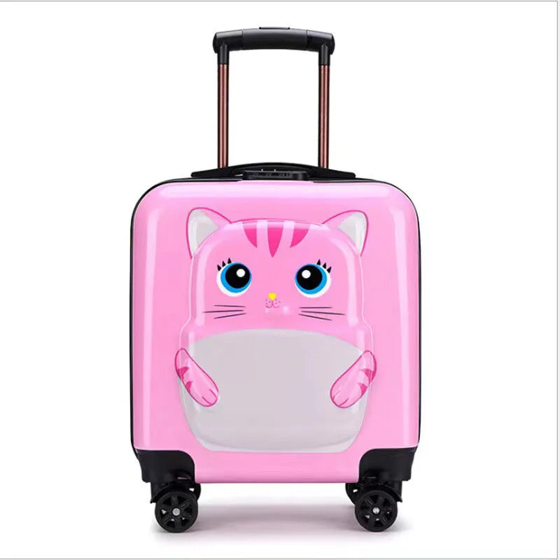 Kids 18” Animal Carry-On Suitcase – Ride-On with TSA Lock