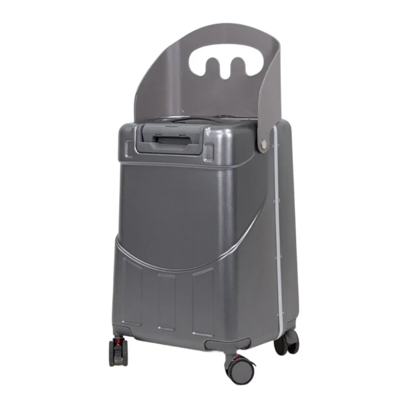 Family Travel Baby Luggage – 22” Ride-On Rolling Suitcase with Stroller Function