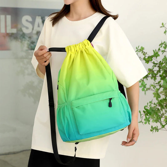 Waterproof Sports Drawstring Bag – For Travel,  Gym, & School
