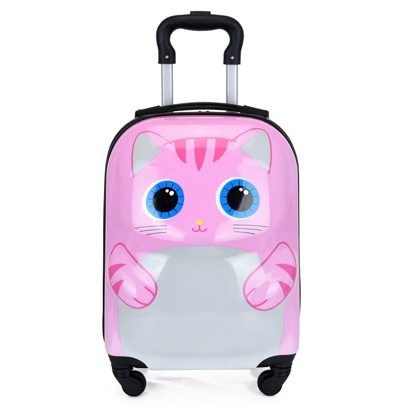 Cute 18” 3D Animal Kids Trolley Case – Spinner Suitcase