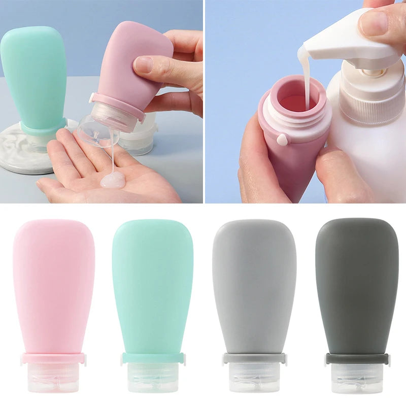 Silicone Travel Bottles – Refillable & Leakproof (30/60/90ml)