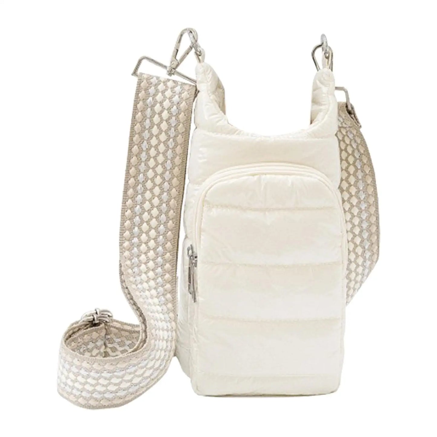 Water Bottle Shoulder Bag with Removable Strap