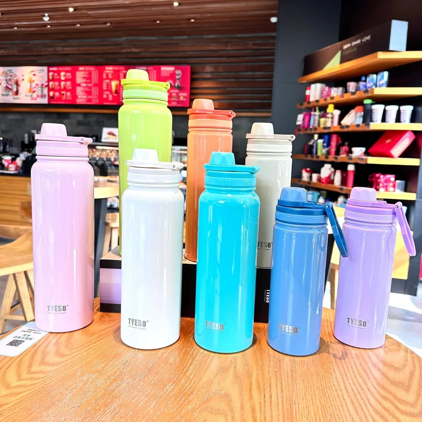 Stainless Steel Insulated Water Bottle-Travel Mug for Hot & Cold Drinks